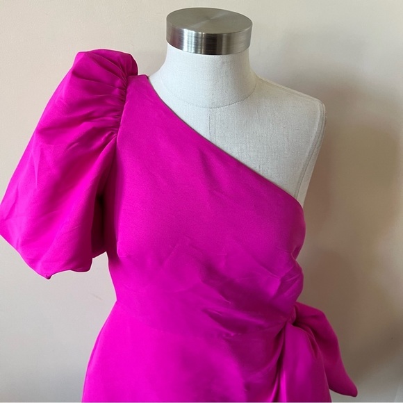 New! BHLDN Sachin & Babi One Shoulder Bow Mini Dress 26127 - Picture 7 of 13